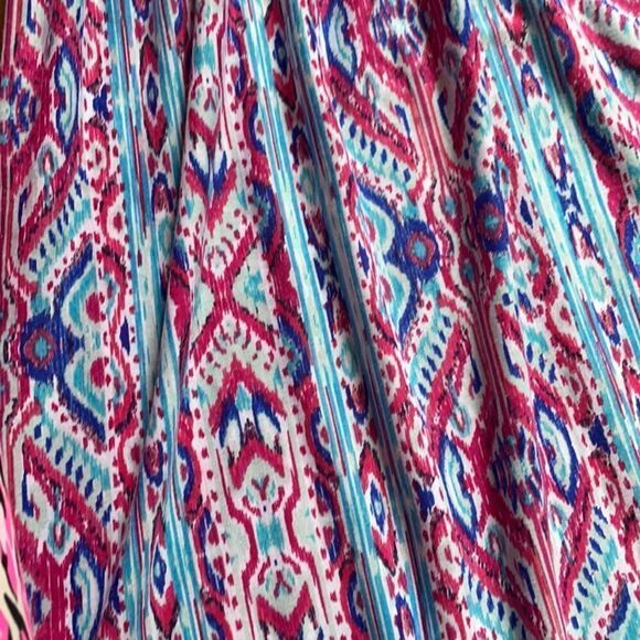 Pink Republic Purple, Pink, Blue and White Patterned Maxi Dress - Picture 4 of 6